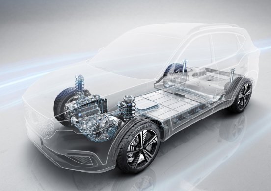 MG ZS EV — Yüksek verimli elektrik motoru